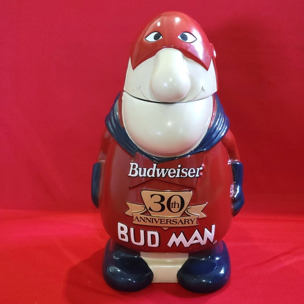 Budweiser Bud Man 30th Anniversary Beer Stein 1999